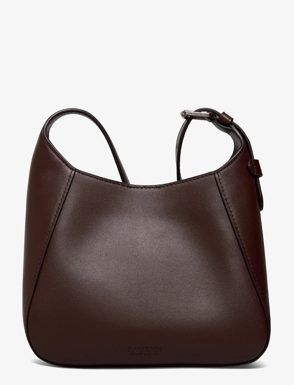 Lauren Ralph Lauren - Leather Small Tanner Shoulder Bag - sacs à bandoulière - dark hickory - 1