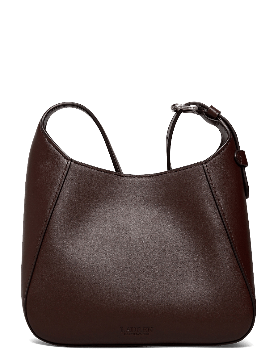 Lauren Ralph Lauren - Leather Small Tanner Shoulder Bag - everyday style - dark hickory - 1