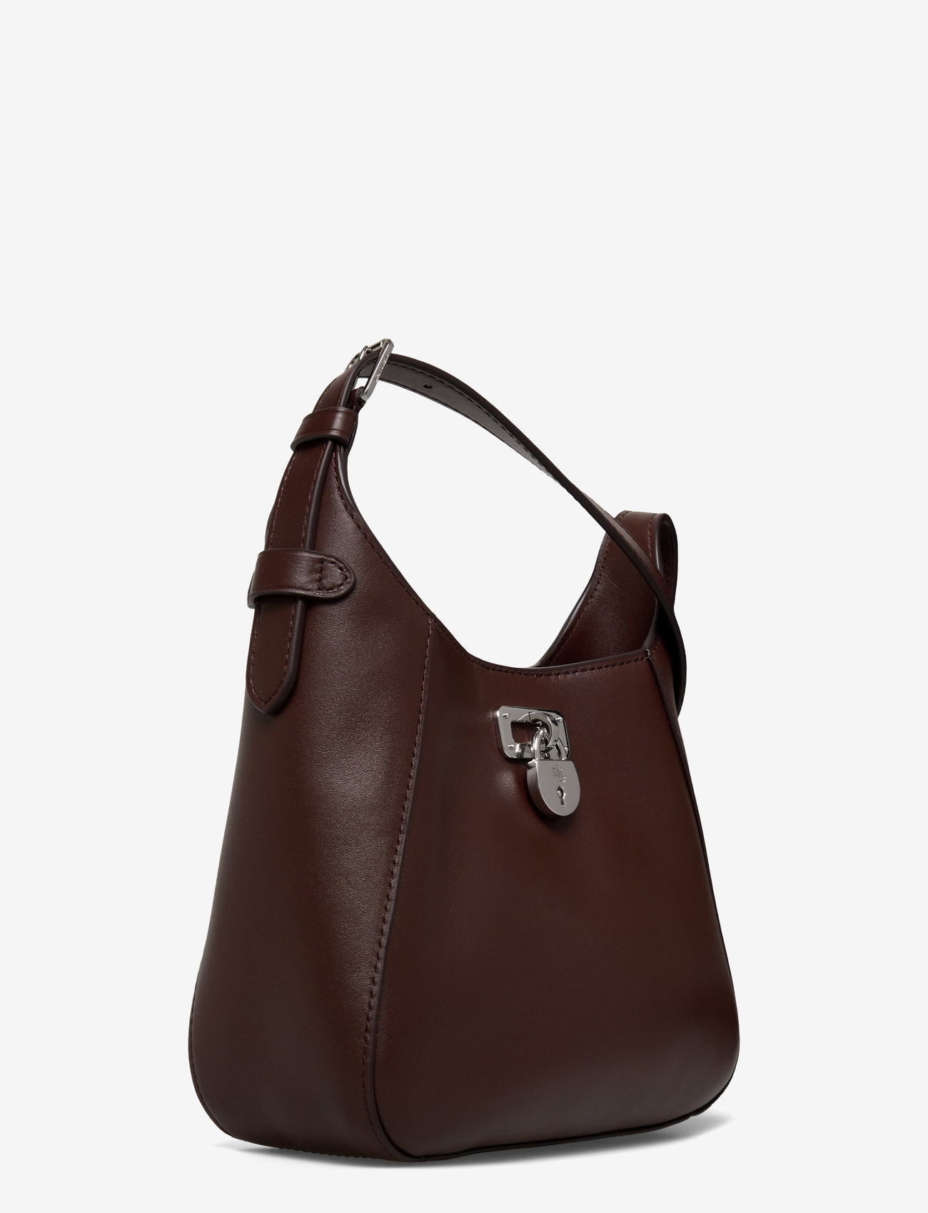 Lauren Ralph Lauren - Leather Small Tanner Shoulder Bag - særlige begivenheder - dark hickory - 2