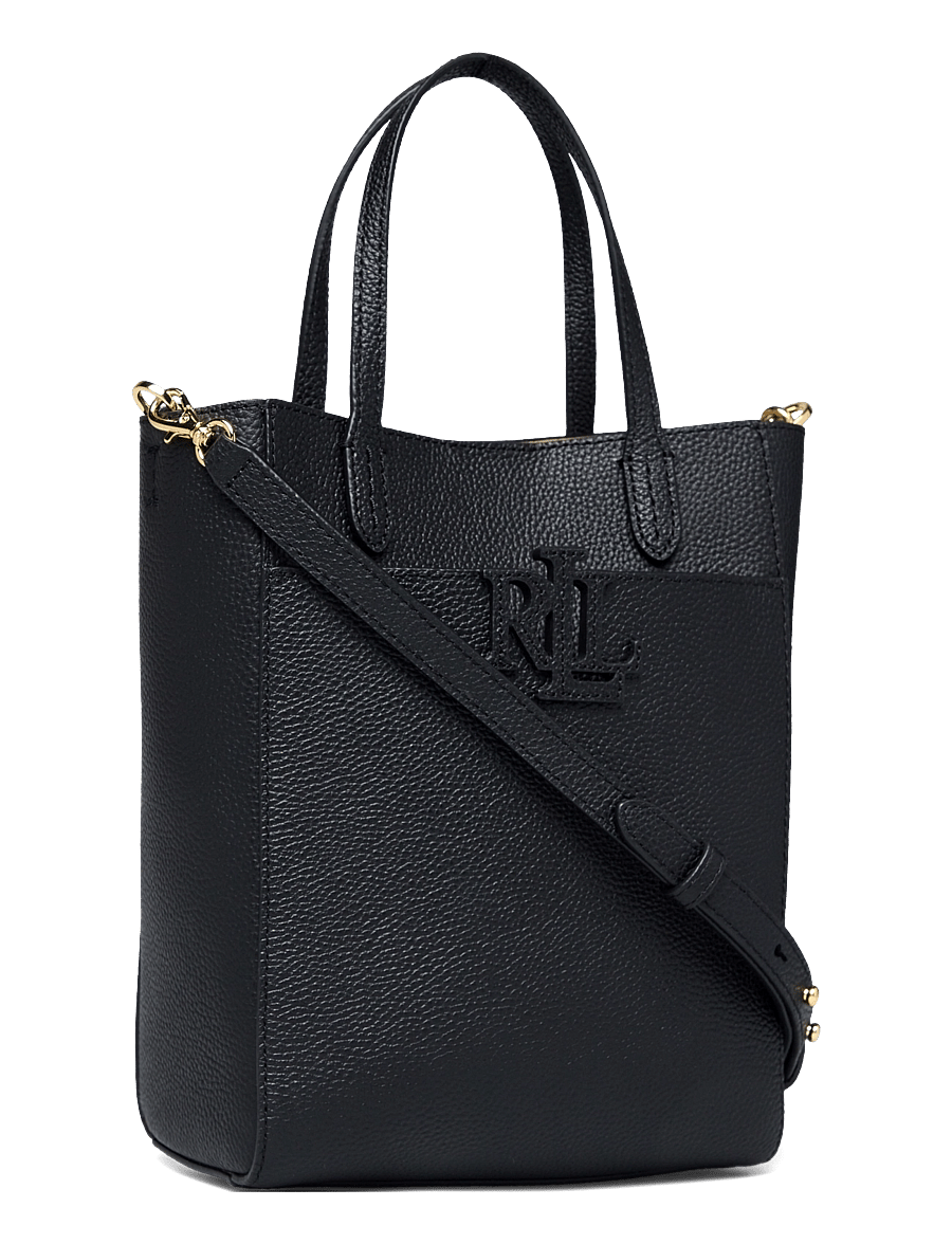 Lauren Ralph Lauren - PEBBLED LEATHER-CMRYN SM SHP-TTE-SM - shoppere - black - 2