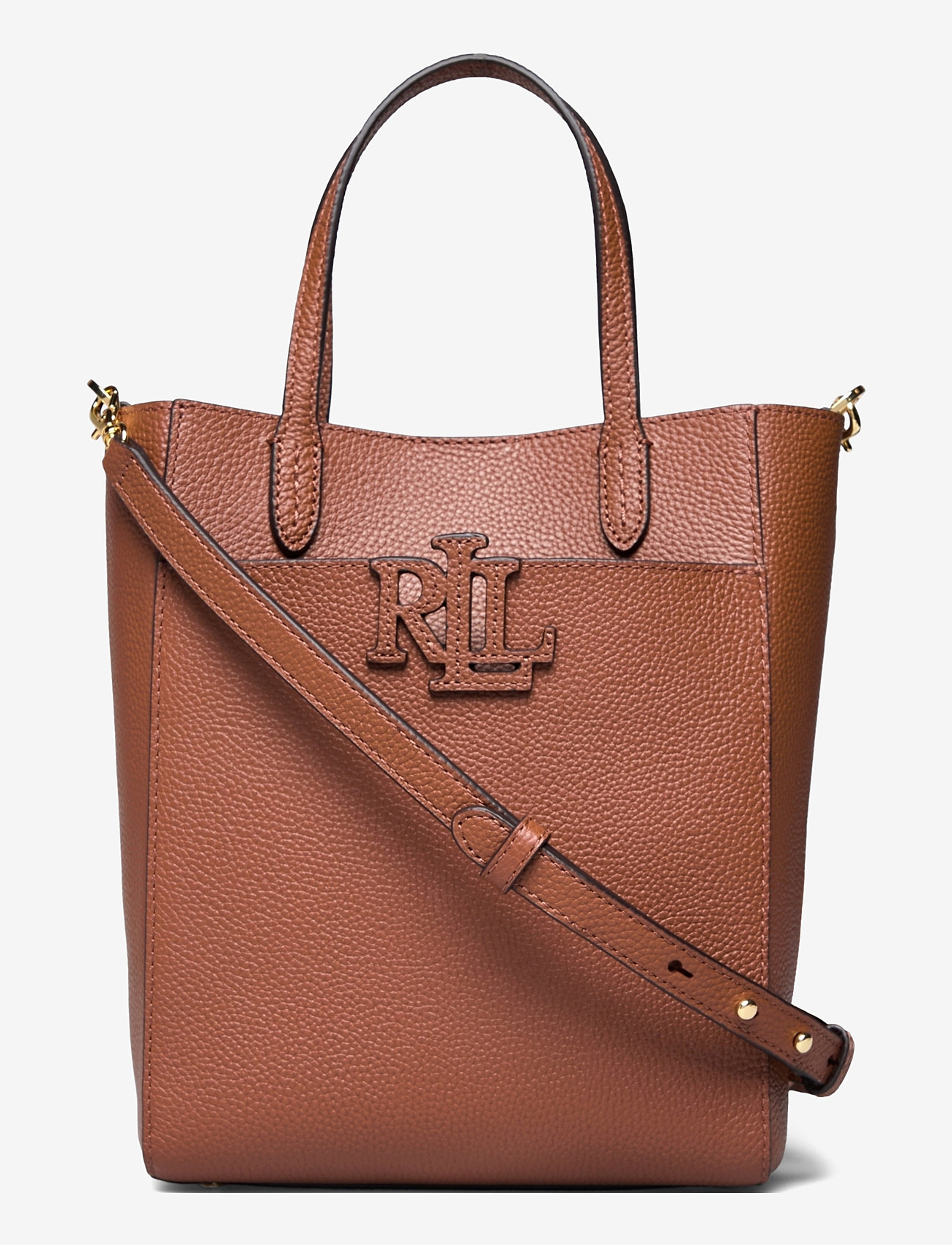 Lauren Ralph Lauren - Pebbled Leather Small Cameryn Tote Bag - shoppers - lauren tan - 0