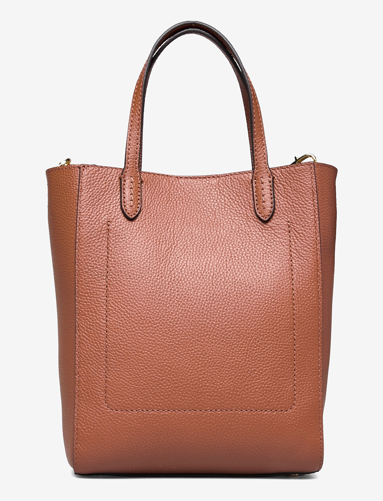 Lauren Ralph Lauren - Pebbled Leather Small Cameryn Tote Bag - shoppers - lauren tan - 1