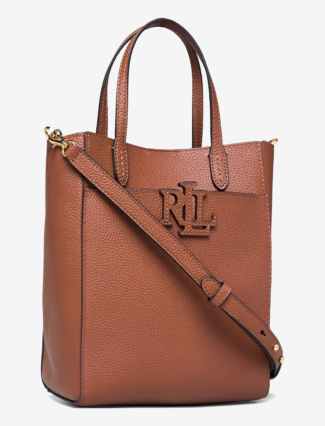 Lauren Ralph Lauren - Pebbled Leather Small Cameryn Tote Bag - shoppers - lauren tan - 2