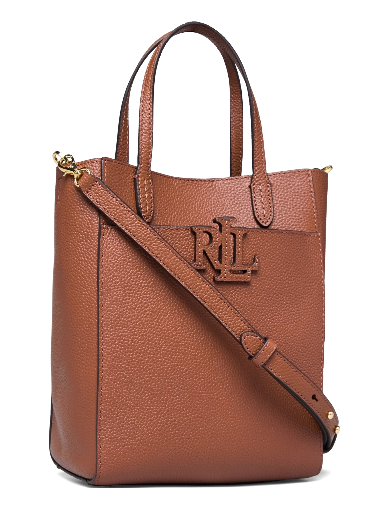 Lauren Ralph Lauren - PEBBLED LEATHER-CMRYN SM SHP-TTE-SM - shopper - lauren tan - 2