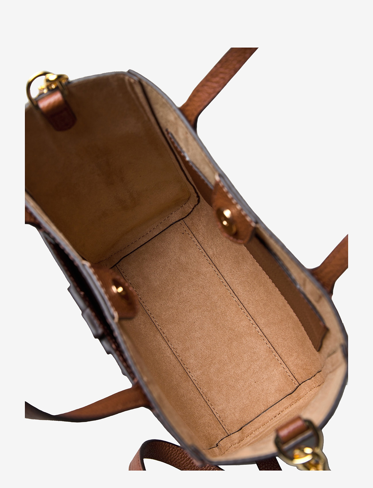 Lauren Ralph Lauren - Pebbled Leather Small Cameryn Tote Bag - shoppers - lauren tan - 4