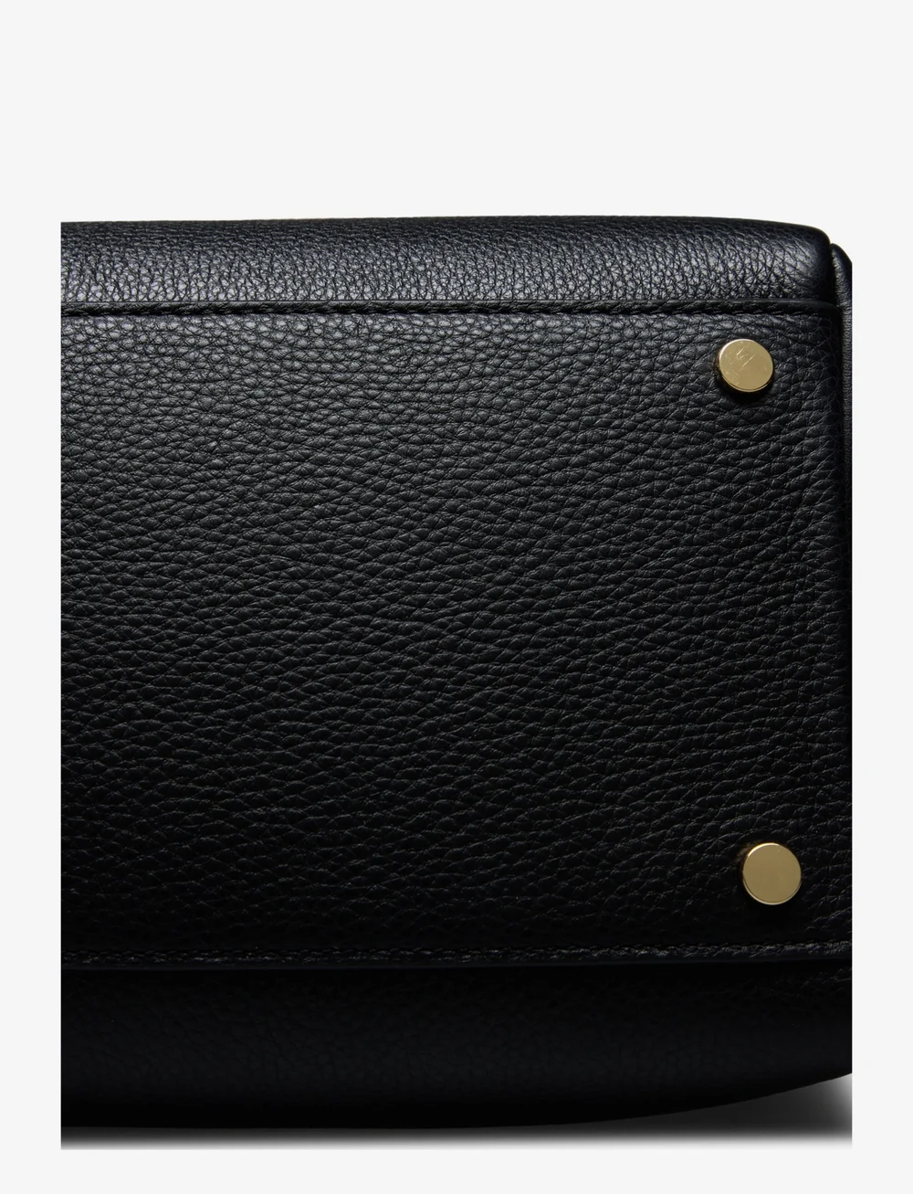 Lauren Ralph Lauren - Pebbled Leather Large Tanner Satchel - totes - black - 3