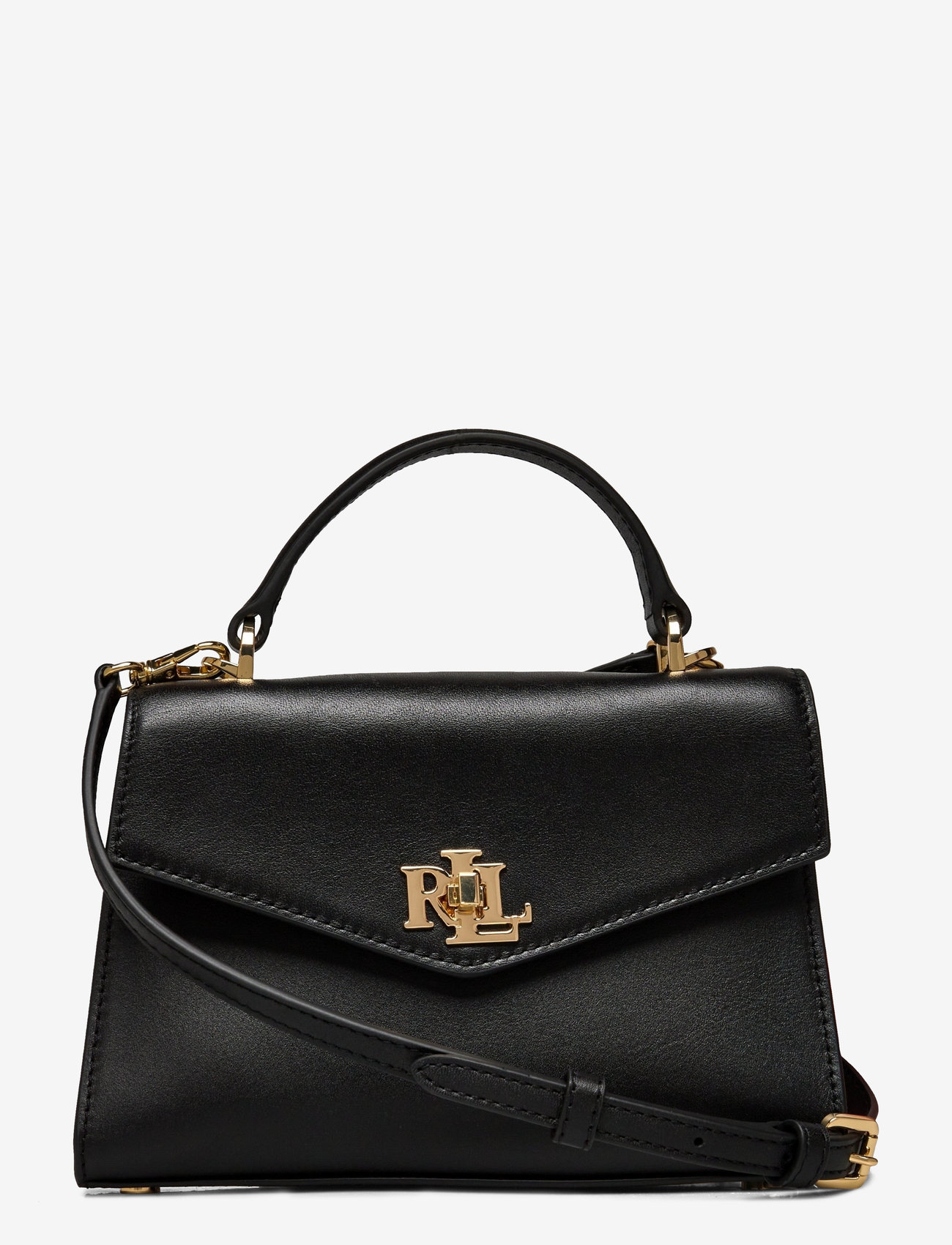 Lauren Ralph Lauren - Leather Small Farrah Satchel - særlige begivenheder - black - 0