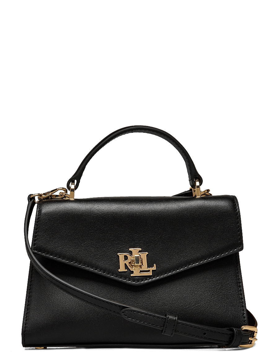 Lauren Ralph Lauren - Leather Small Farrah Satchel - black - 0
