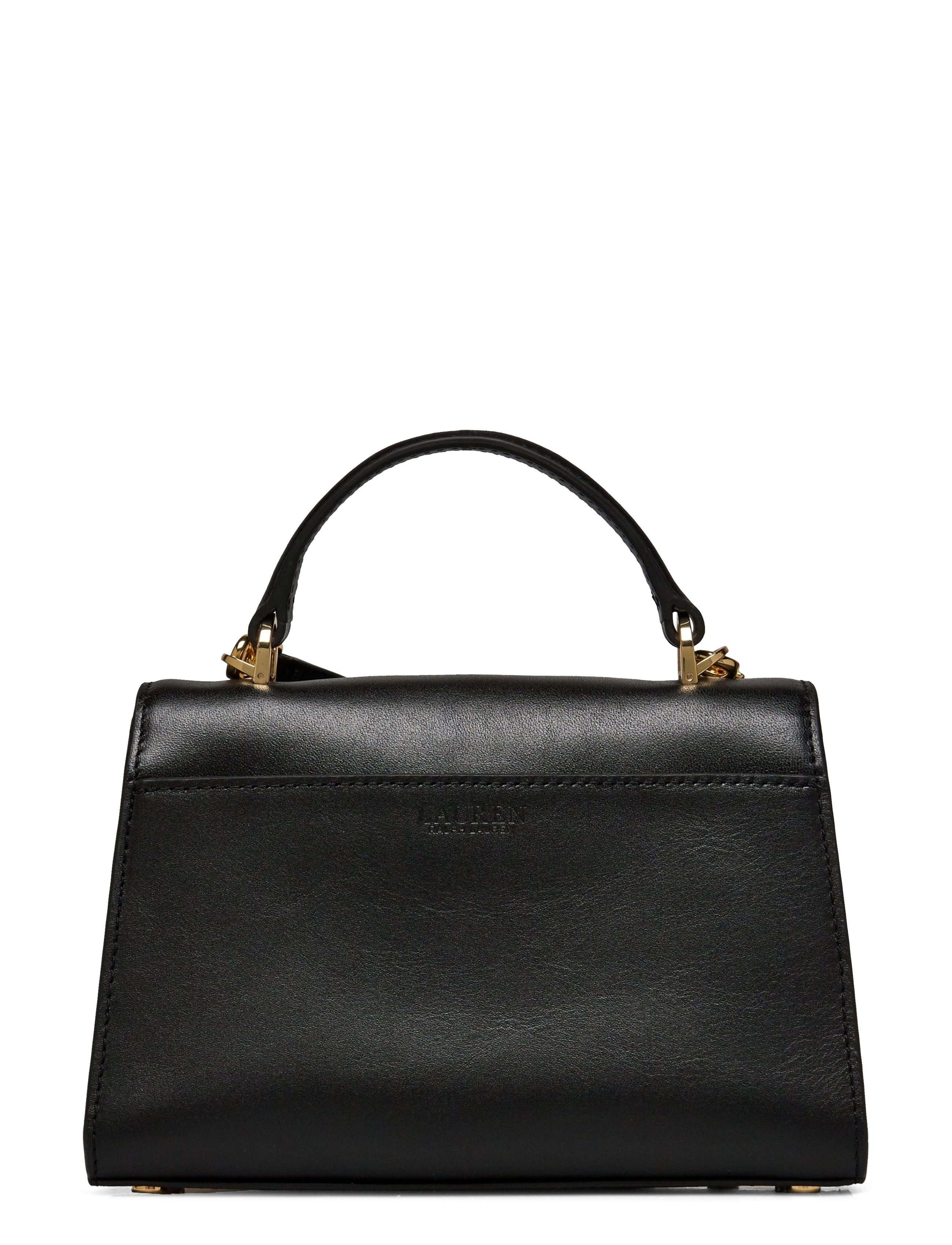 Lauren Ralph Lauren - Leather Small Farrah Satchel - black - 1