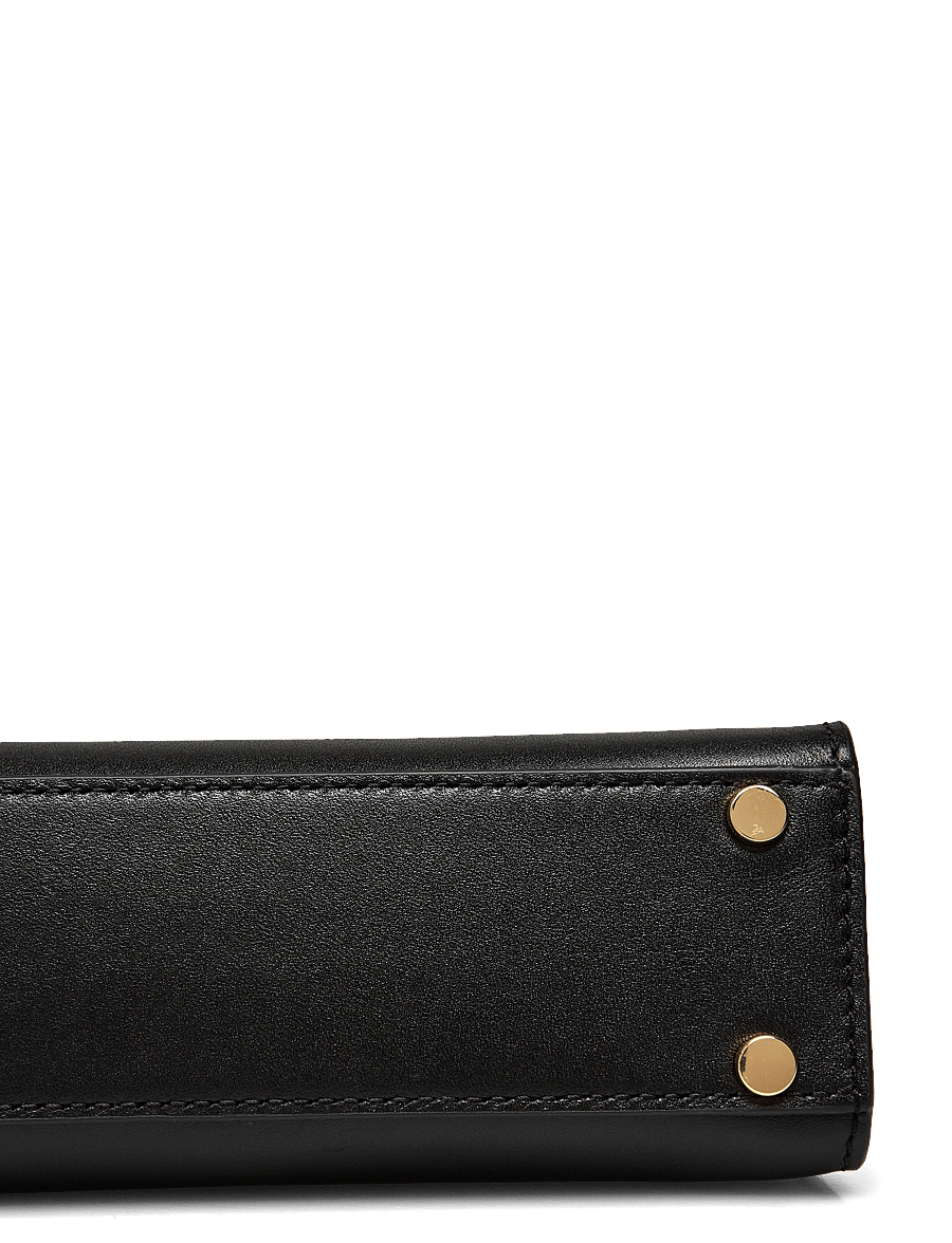 Lauren Ralph Lauren - Leather Small Farrah Satchel - black - 3