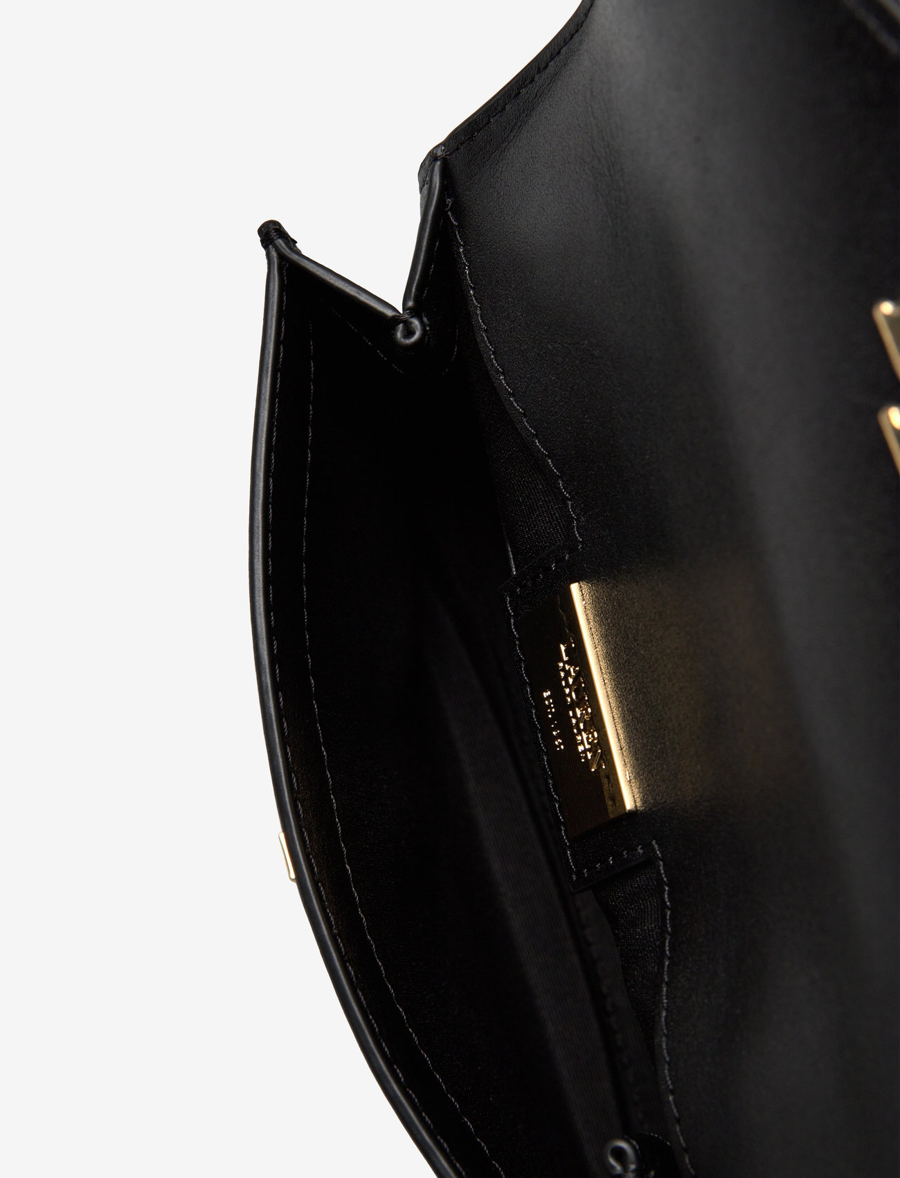 Lauren Ralph Lauren - Leather Small Farrah Satchel - særlige begivenheder - black - 4