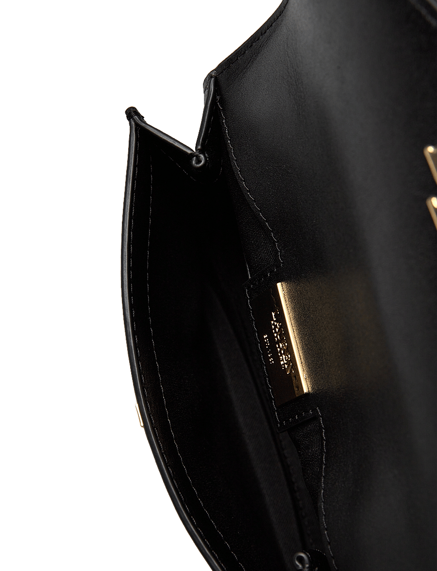 Lauren Ralph Lauren - Leather Small Farrah Satchel - black - 4