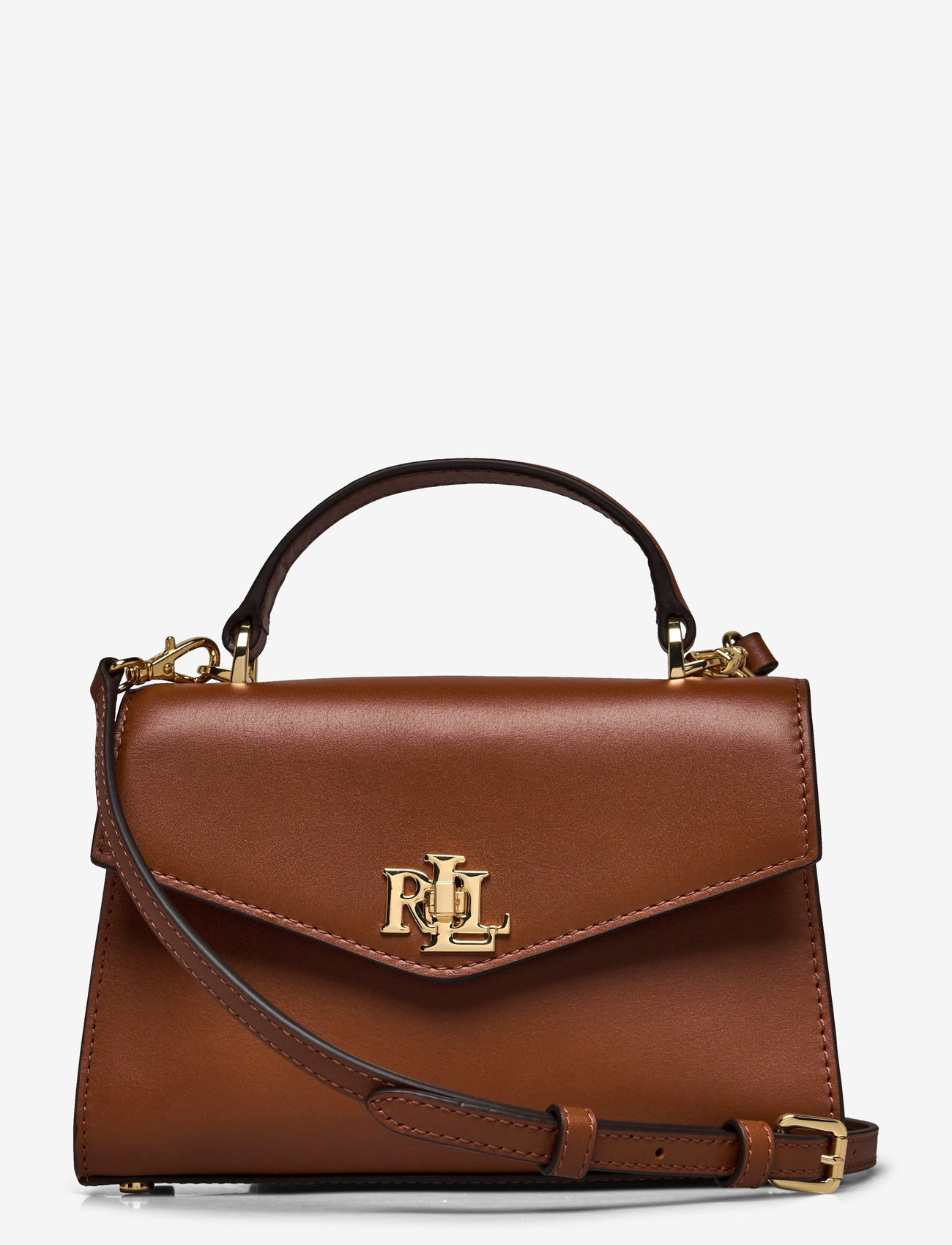 Lauren Ralph Lauren - Leather Small Farrah Satchel - særlige begivenheder - lauren tan - 0
