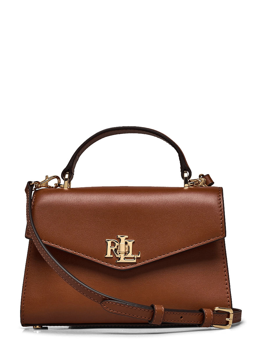 Lauren Ralph Lauren - Leather Small Farrah Satchel - lauren tan - 0