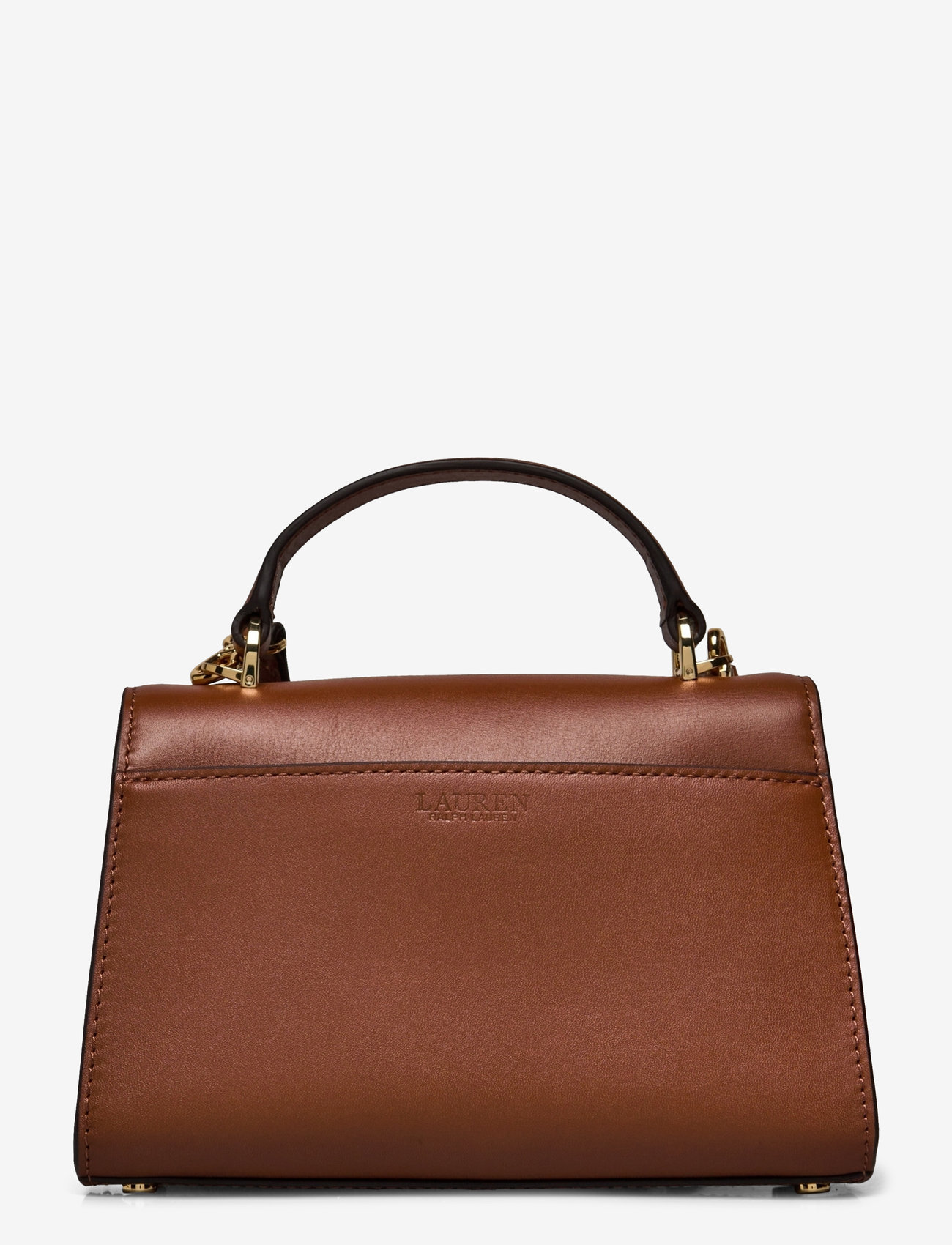Lauren Ralph Lauren - Leather Small Farrah Satchel - særlige begivenheder - lauren tan - 1