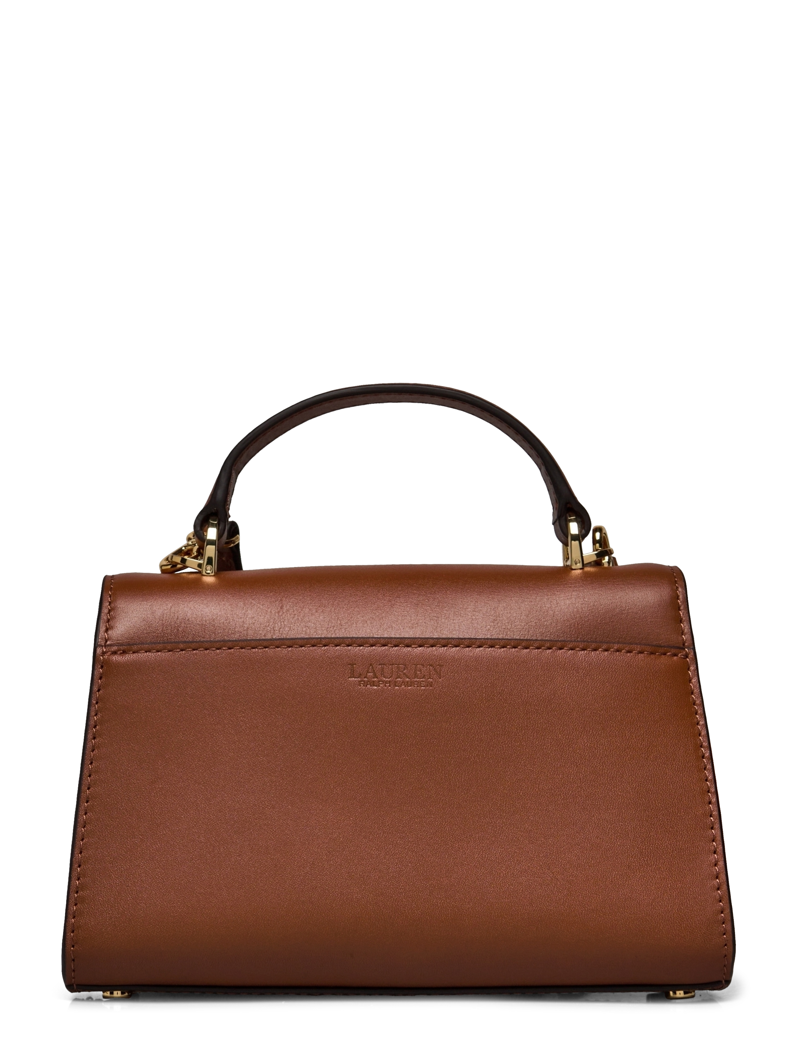 Lauren Ralph Lauren - Leather Small Farrah Satchel - lauren tan - 1