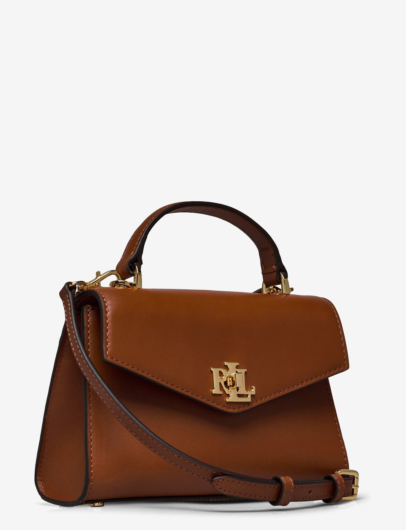 Lauren Ralph Lauren - Leather Small Farrah Satchel - særlige begivenheder - lauren tan - 2
