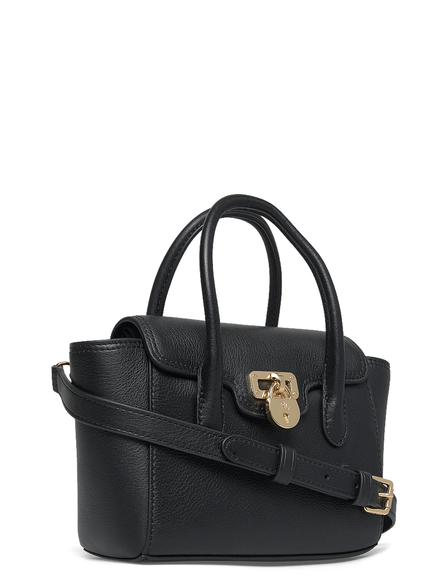 Lauren Ralph Lauren - LUXE PEBBLE LTHR-TNNR SM SCHL-STL-S - special occasions - black - 2