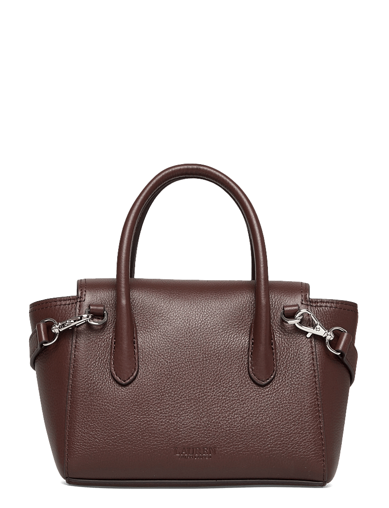 Lauren Ralph Lauren - Pebbled Leather Small Tanner Satchel - erilised sündmused - dark hickory - 1