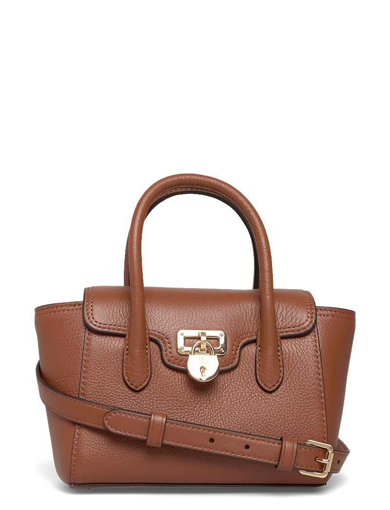 Lauren Ralph Lauren - Pebbled Leather Small Tanner Satchel - erilised sündmused - lauren tan - 0