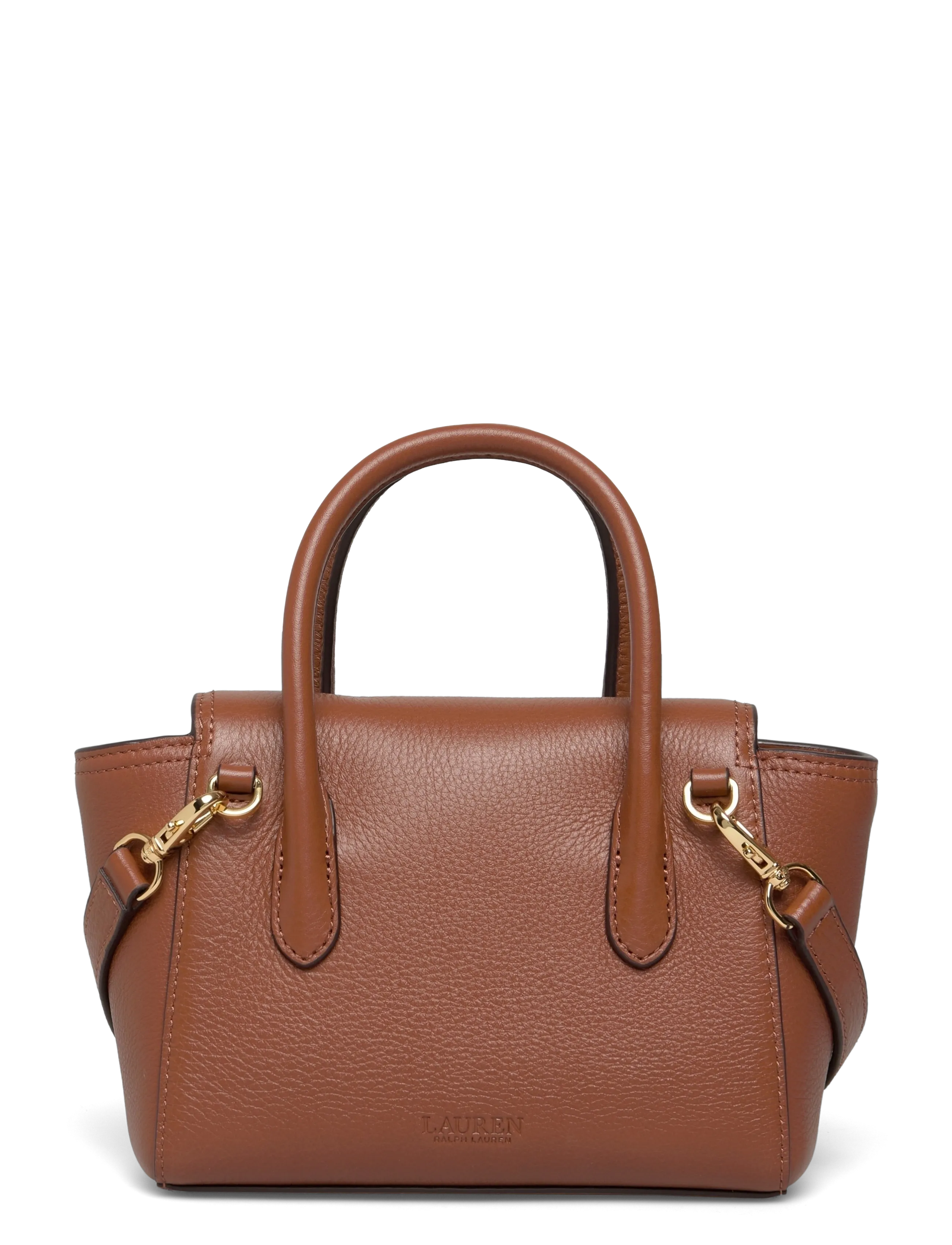 Lauren Ralph Lauren - LUXE PEBBLE LTHR-TNNR SM SCHL-STL-S - special occasions - lauren tan - 1