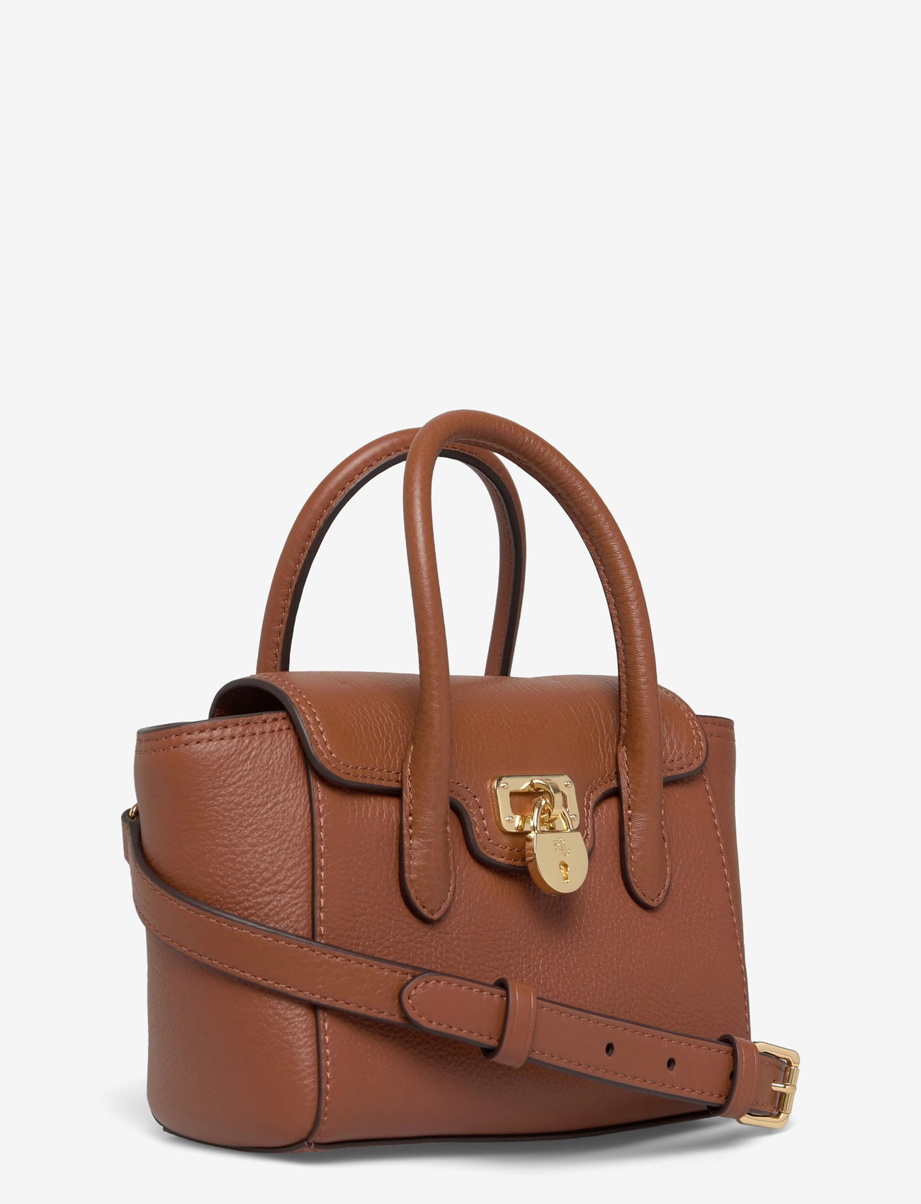 Lauren Ralph Lauren - Pebbled Leather Small Tanner Satchel - erilised sündmused - lauren tan - 2