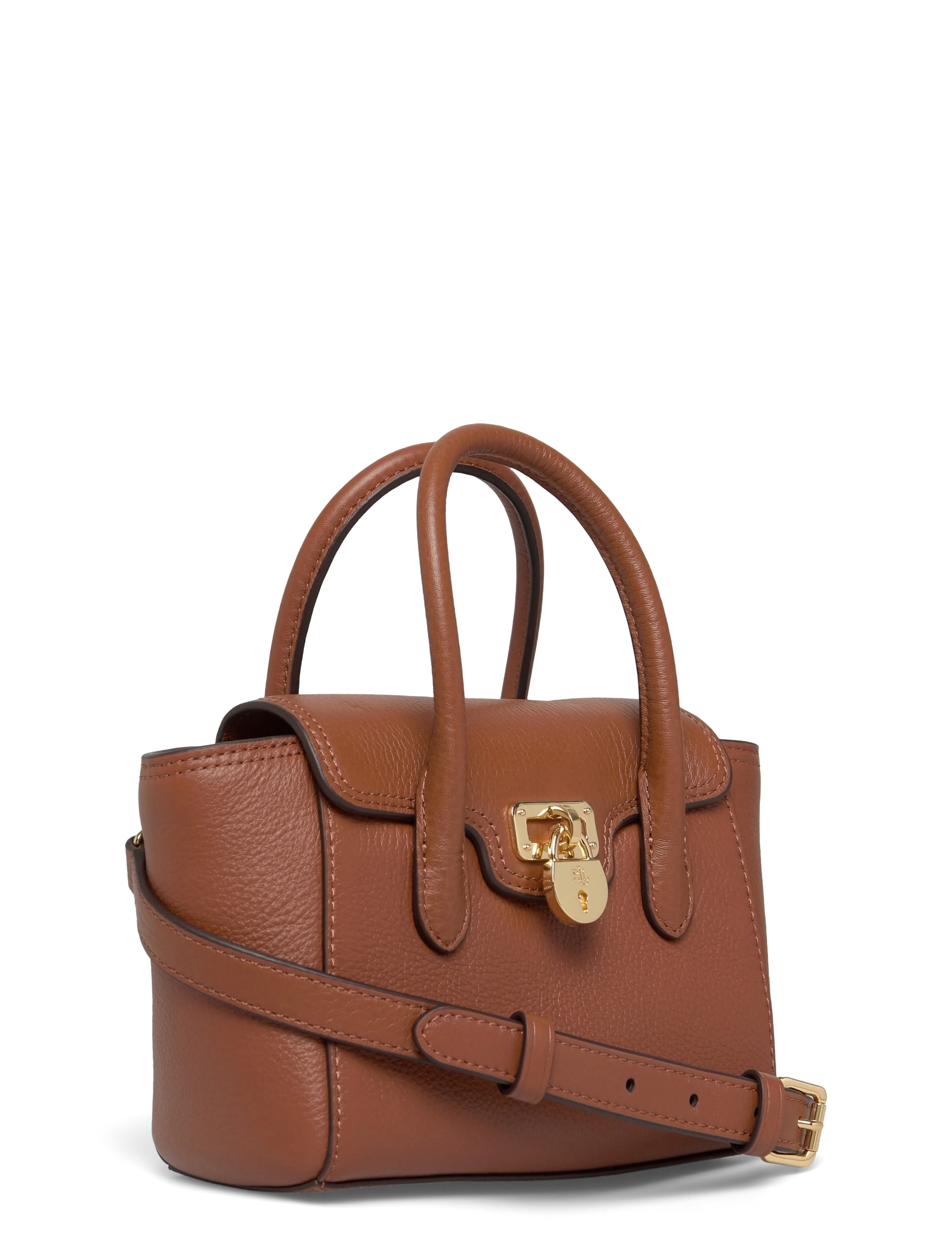 Lauren Ralph Lauren - LUXE PEBBLE LTHR-TNNR SM SCHL-STL-S - special occasions - lauren tan - 2