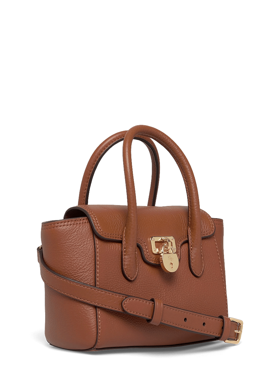 Lauren Ralph Lauren - LUXE PEBBLE LTHR-TNNR SM SCHL-STL-S - special occasions - lauren tan - 2