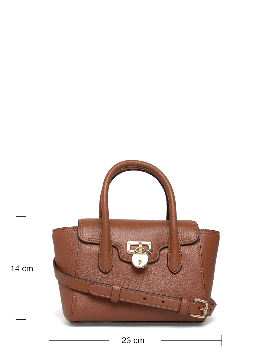 Lauren Ralph Lauren - LUXE PEBBLE LTHR-TNNR SM SCHL-STL-S - special occasions - lauren tan - 3