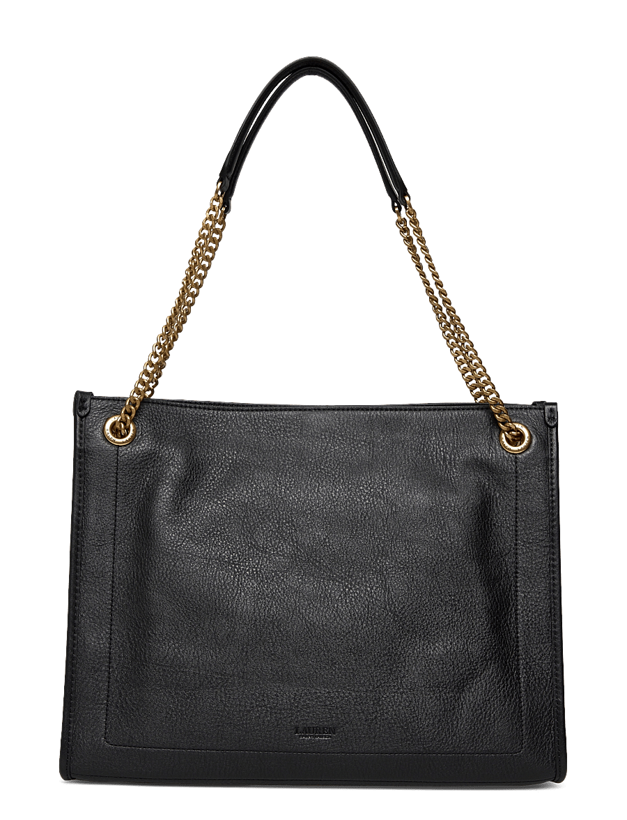 Lauren Ralph Lauren - LUXE PEBBLE LTHR-BRDLY SHPPR-TTE-LR - shopper - black - 1