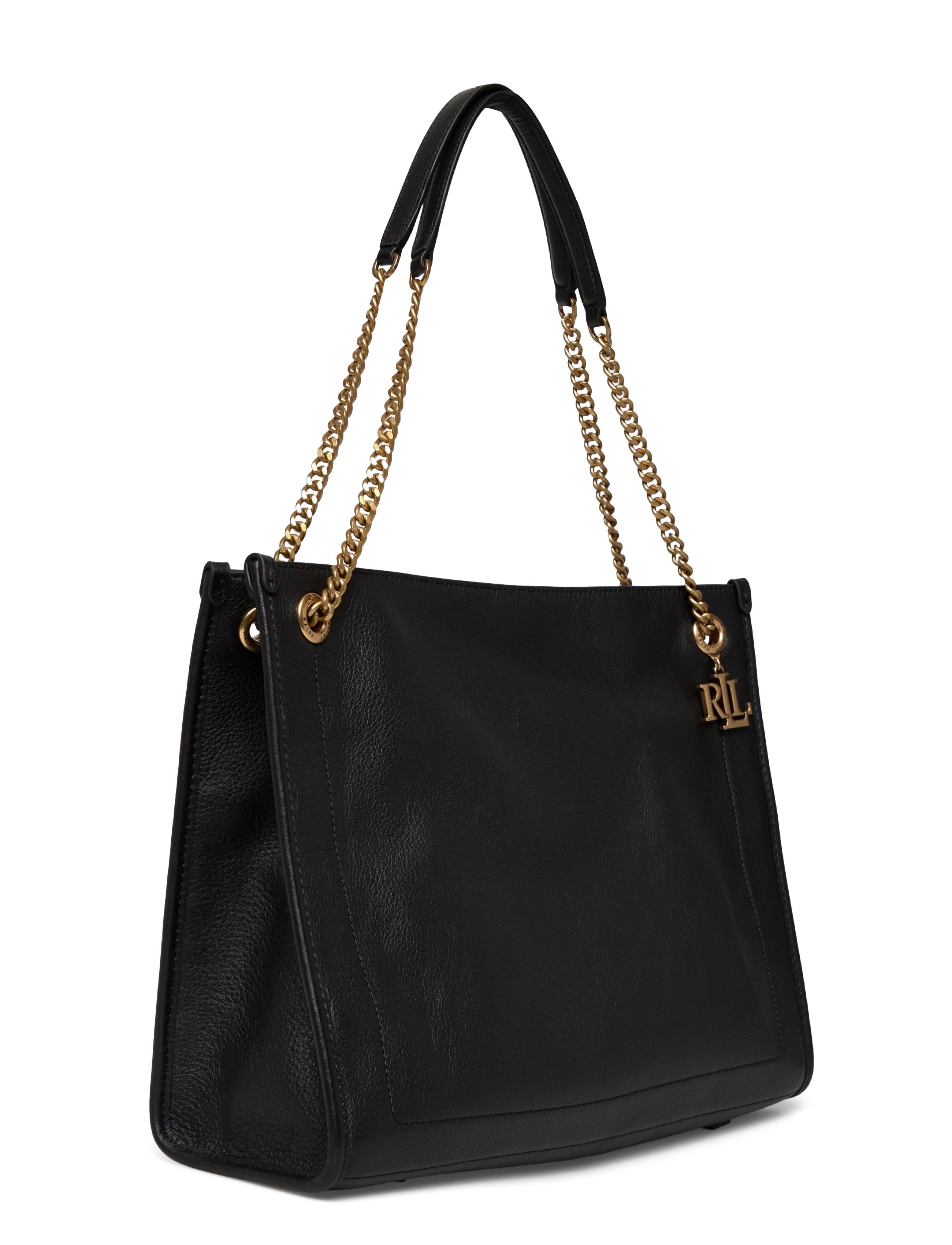 Lauren Ralph Lauren - LUXE PEBBLE LTHR-BRDLY SHPPR-TTE-LR - shopper - black - 2
