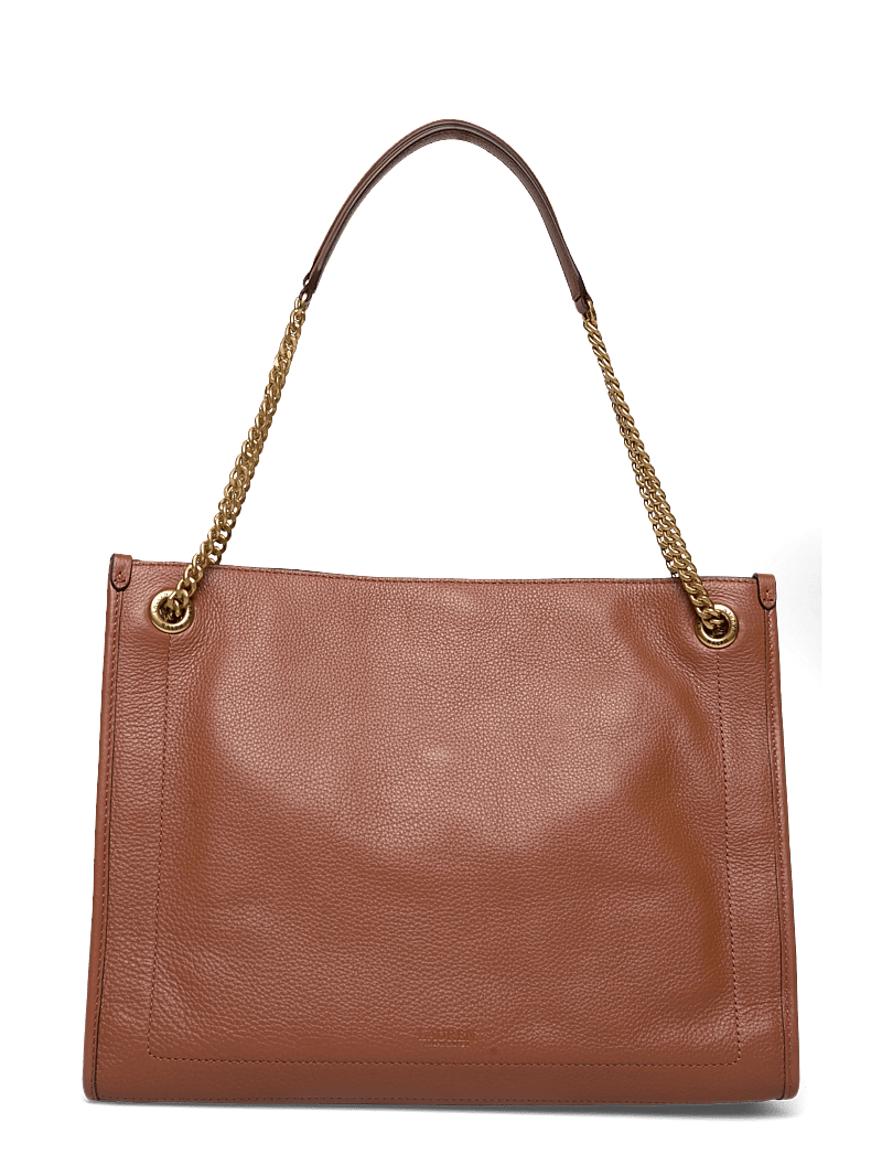 Lauren Ralph Lauren - Pebbled Leather Large Bradley Tote Bag - shoppers - lauren tan - 1