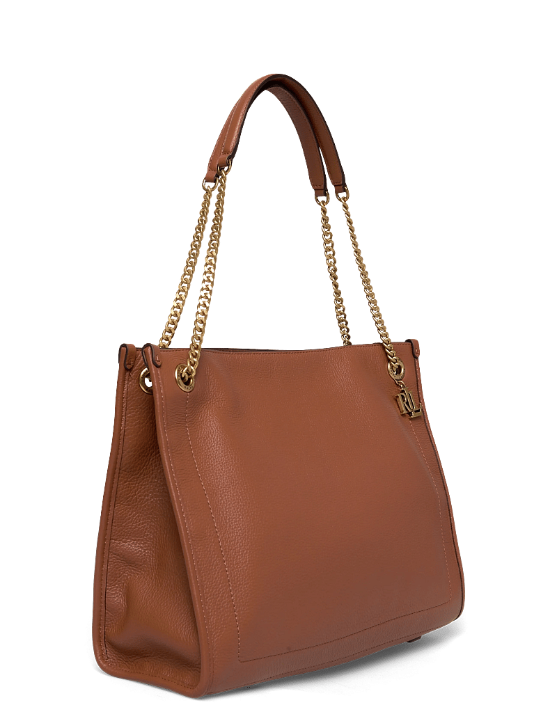 Lauren Ralph Lauren - Pebbled Leather Large Bradley Tote Bag - shoppers - lauren tan - 2
