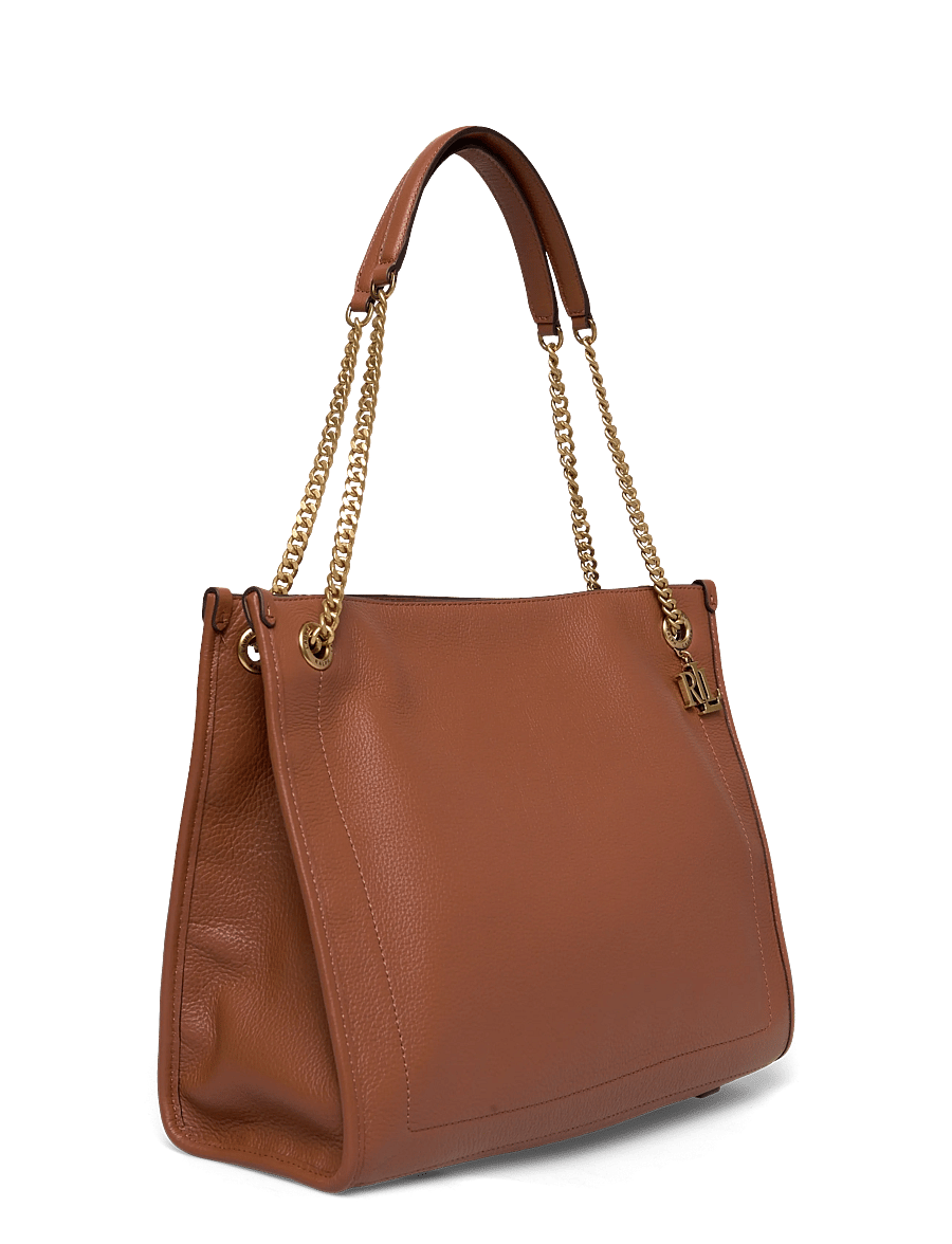 Lauren Ralph Lauren - LUXE PEBBLE LTHR-BRDLY SHPPR-TTE-LR - shopper - lauren tan - 2