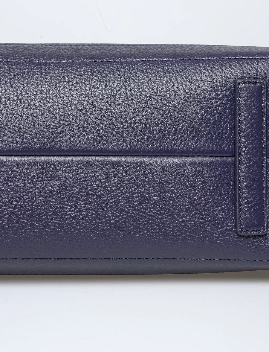 Lauren Ralph Lauren - LUXE PEBBLE LTHR-BRDLY SHPPR-TTE-LR - shopper - refined navy - 4