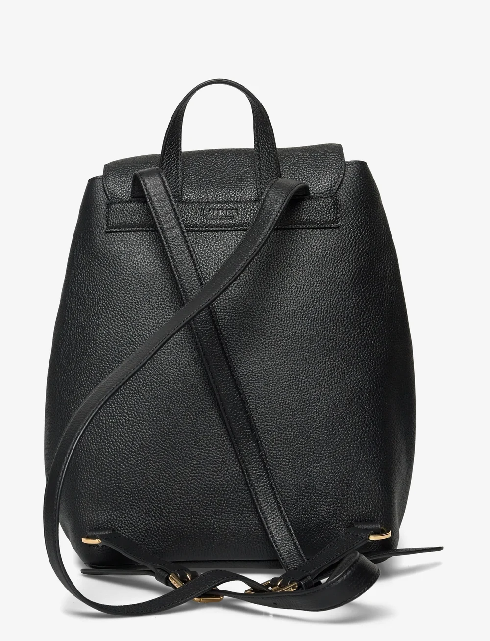 Lauren Ralph Lauren - PEBBLED LEATHER-CAMERYN BKPK-BPK-ME - igapäevane stiil - black - 1