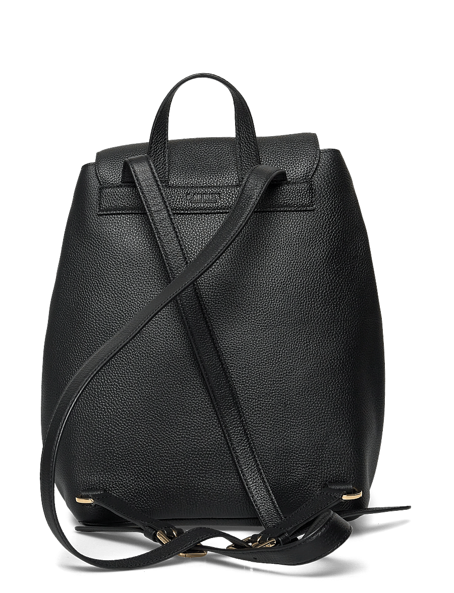 Lauren Ralph Lauren - PEBBLED LEATHER-CAMERYN BKPK-BPK-ME - alltags-style - black - 1