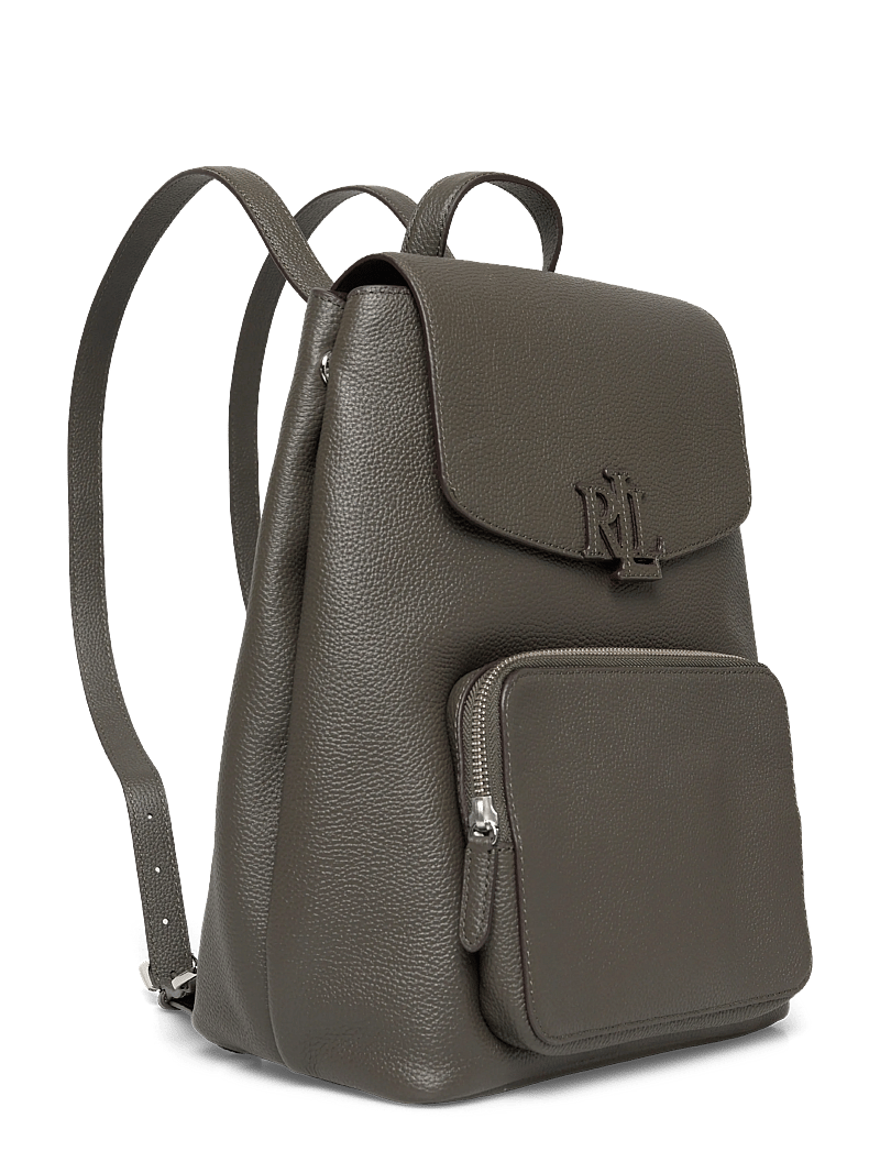 Lauren Ralph Lauren - Pebbled Leather Medium Cameryn Backpack - rygsække - dark olive - 2