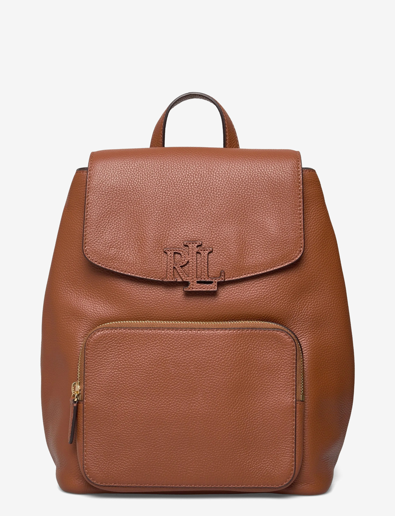 Lauren Ralph Lauren - Pebbled Leather Medium Cameryn Backpack - rucksäcke - lauren tan - 0