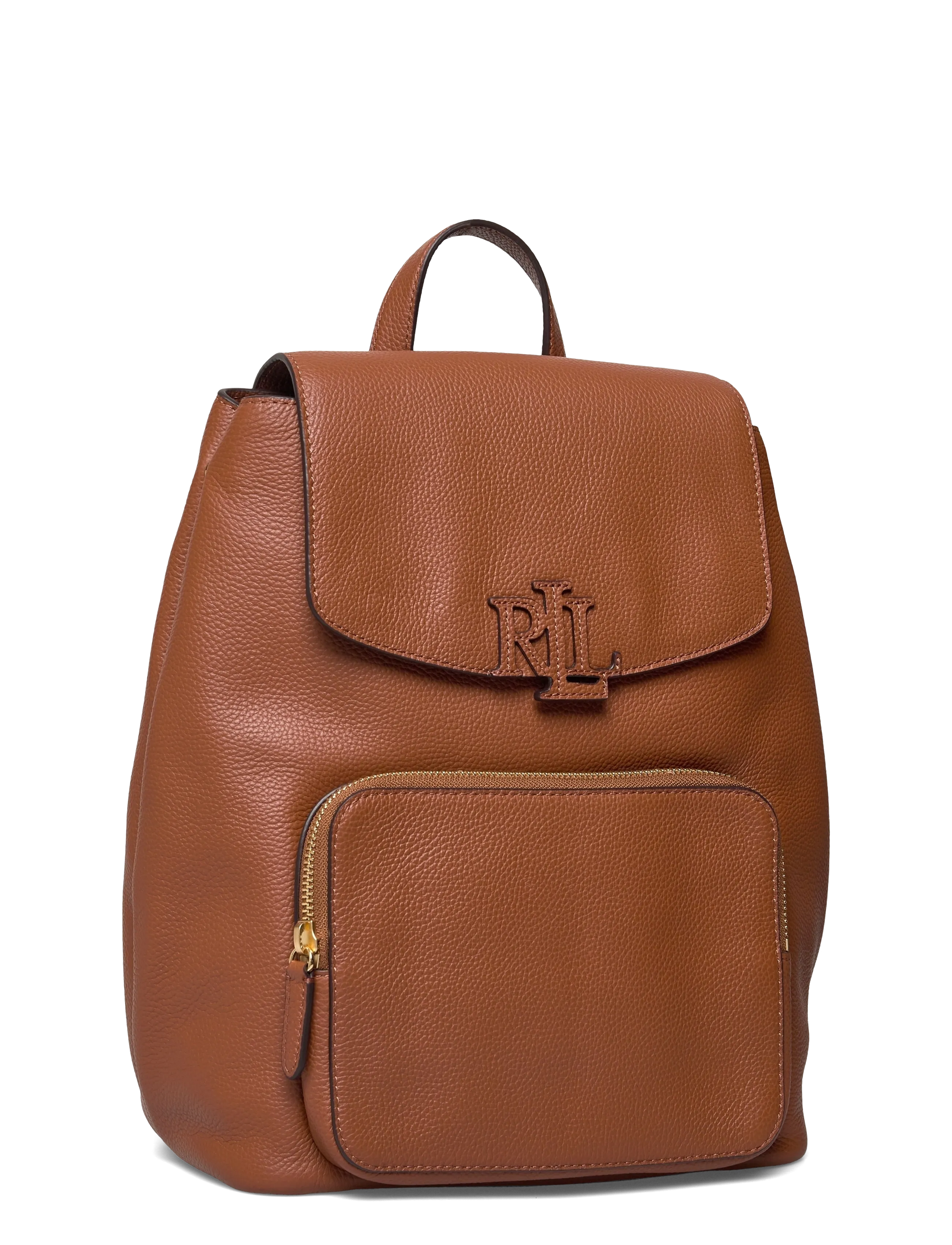 Lauren Ralph Lauren - PEBBLED LEATHER-CAMERYN BKPK-BPK-ME - hverdags stil - lauren tan - 2
