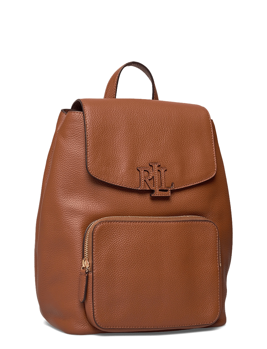Lauren Ralph Lauren - PEBBLED LEATHER-CAMERYN BKPK-BPK-ME - hverdags stil - lauren tan - 2