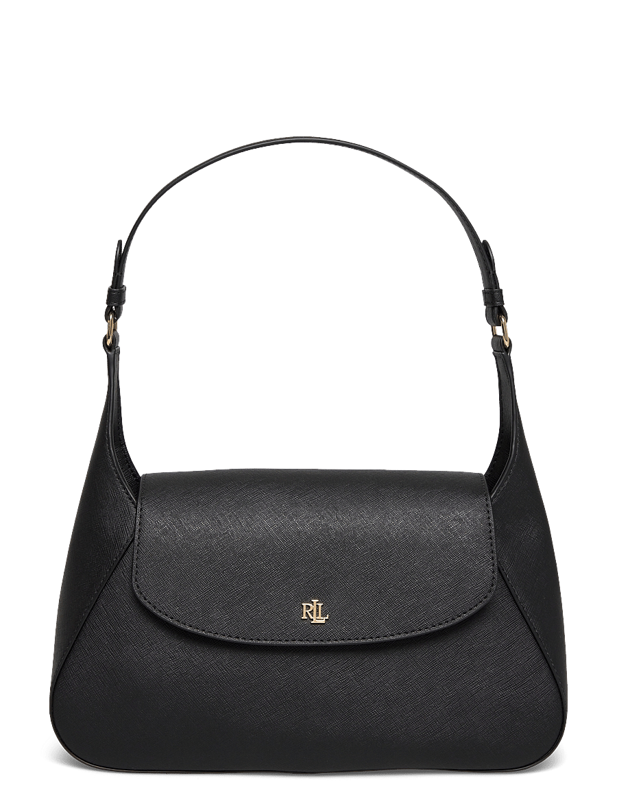 Lauren Ralph Lauren - Crosshatch Medium Schylar Shoulder Bag - everyday style - black - 0
