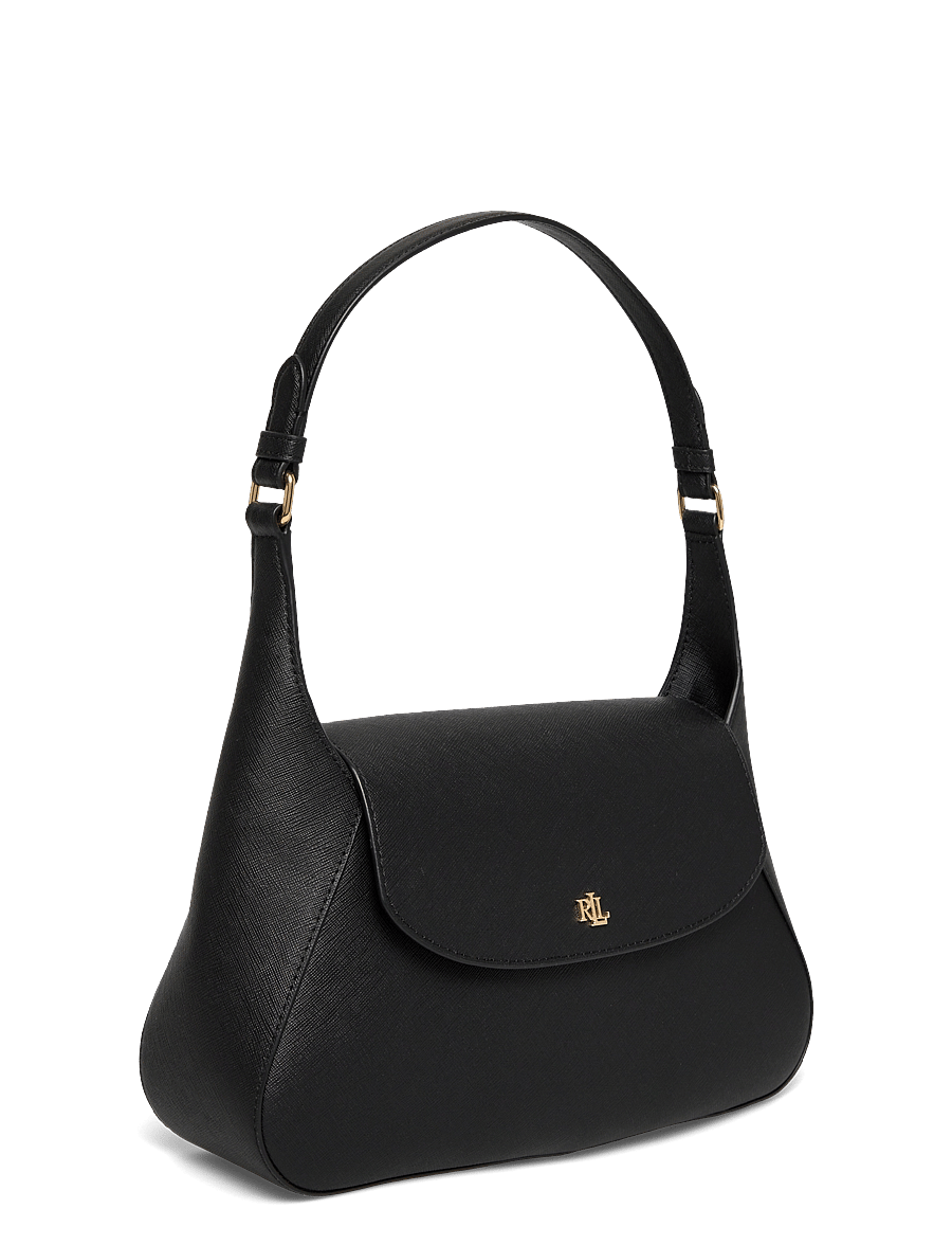 Lauren Ralph Lauren - Crosshatch Medium Schylar Shoulder Bag - everyday style - black - 2