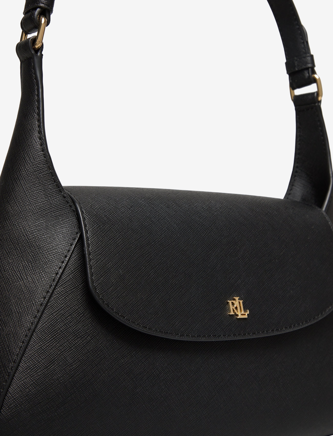 Lauren Ralph Lauren - Crosshatch Medium Schylar Shoulder Bag - special occasions - black - 3
