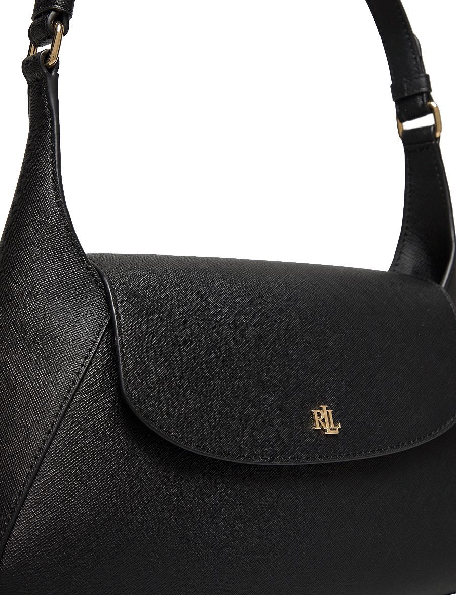 Lauren Ralph Lauren - Crosshatch Medium Schylar Shoulder Bag - everyday style - black - 3