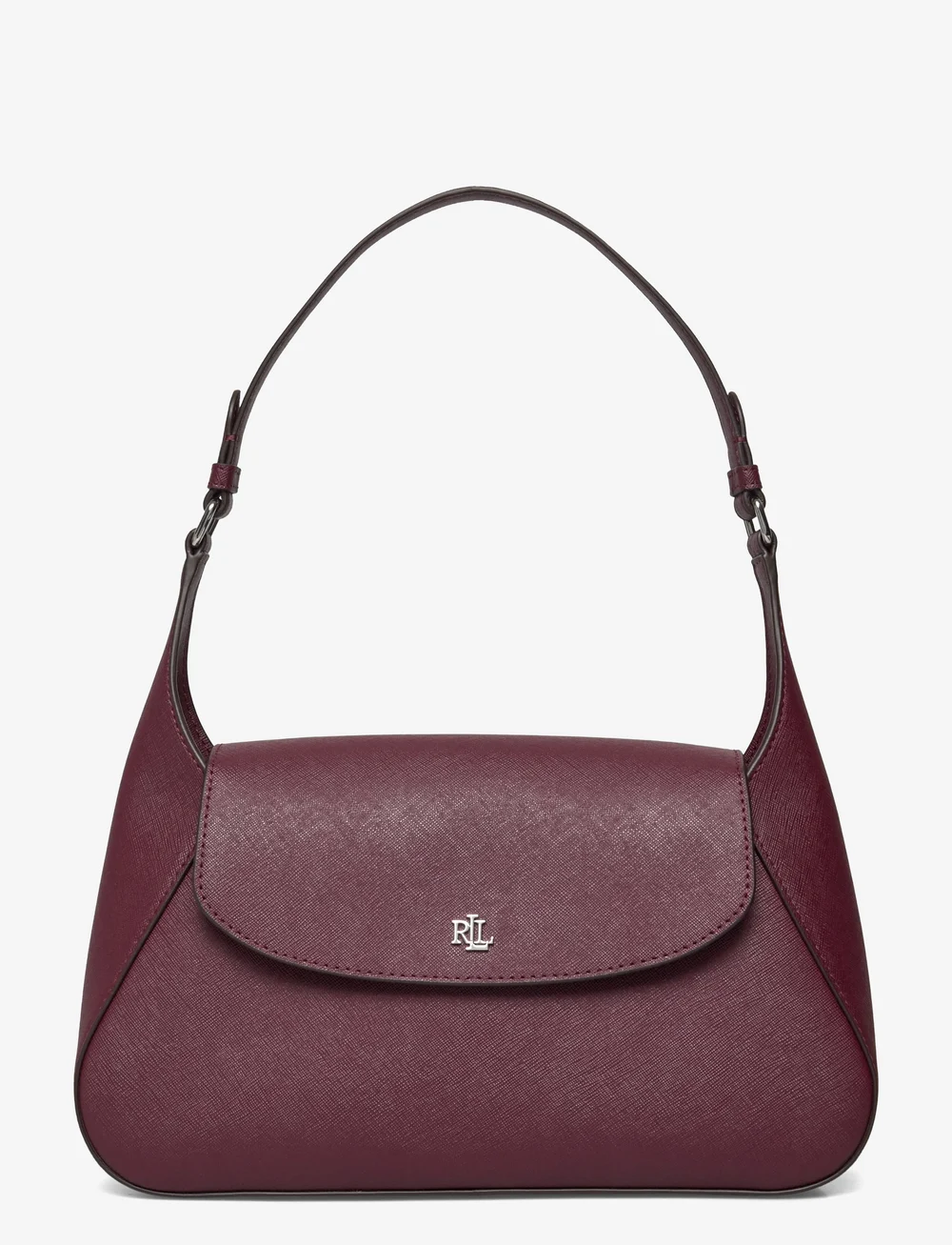 Lauren Ralph Lauren - Crosshatch Medium Schylar Shoulder Bag - top handle tasker - dark garnet - 0