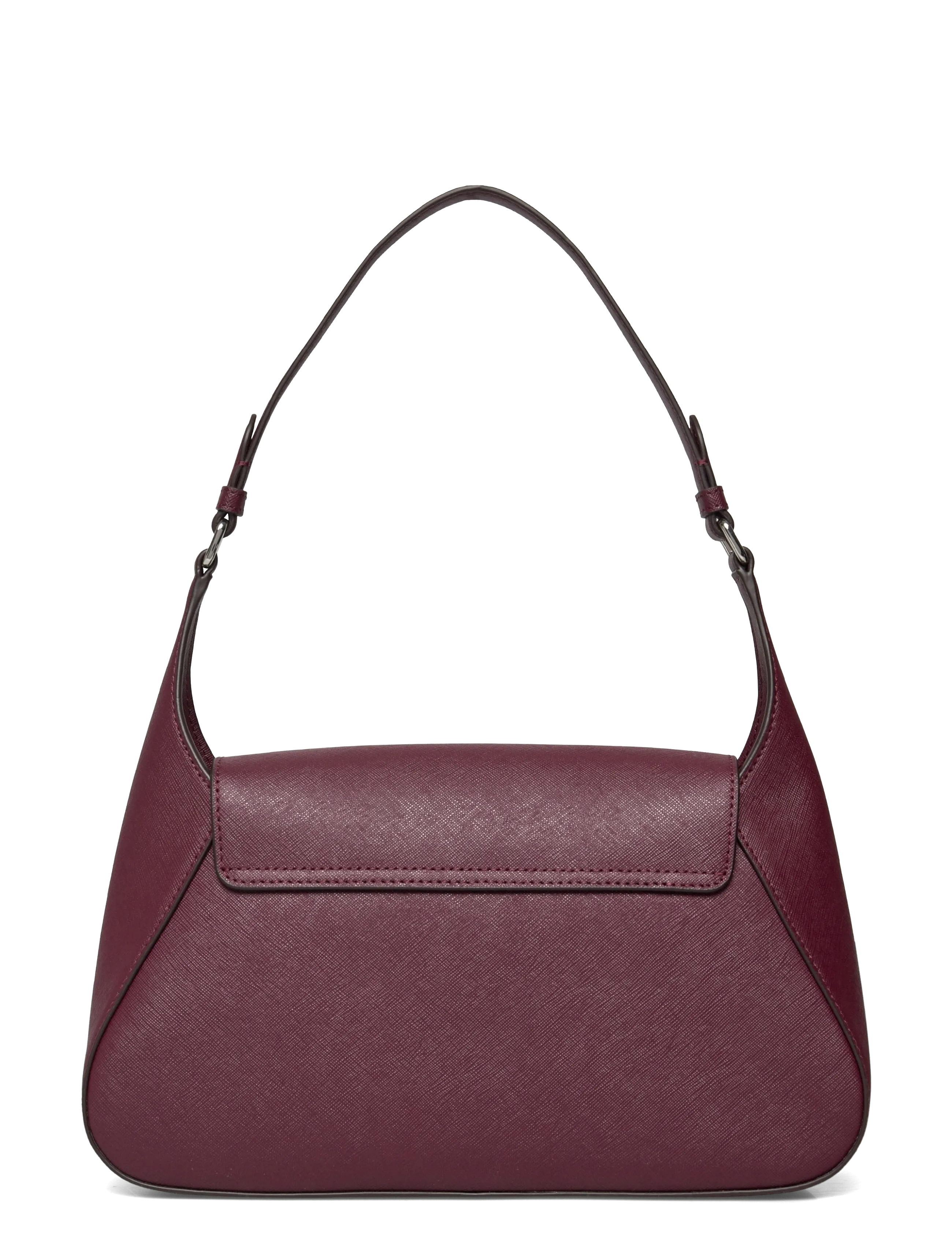 Lauren Ralph Lauren - Crosshatch Medium Schylar Shoulder Bag - sacs à main - dark garnet - 1