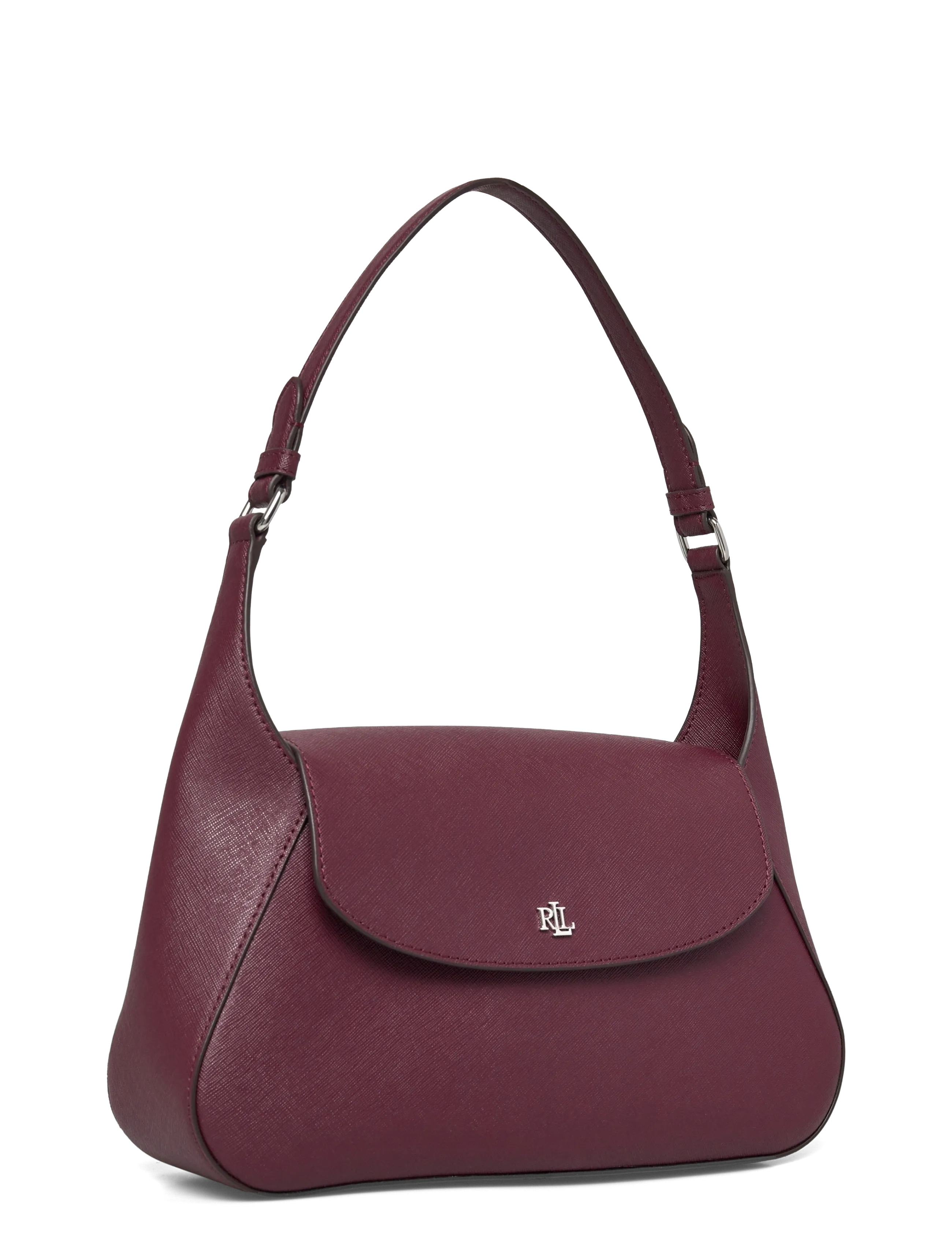 Lauren Ralph Lauren - Crosshatch Medium Schylar Shoulder Bag - sacs à main - dark garnet - 2