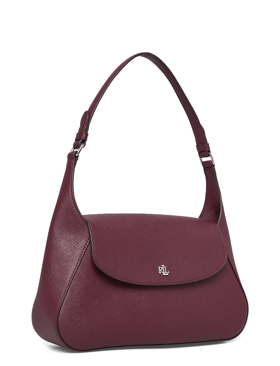 Lauren Ralph Lauren - Crosshatch Medium Schylar Shoulder Bag - sacs à main - dark garnet - 2