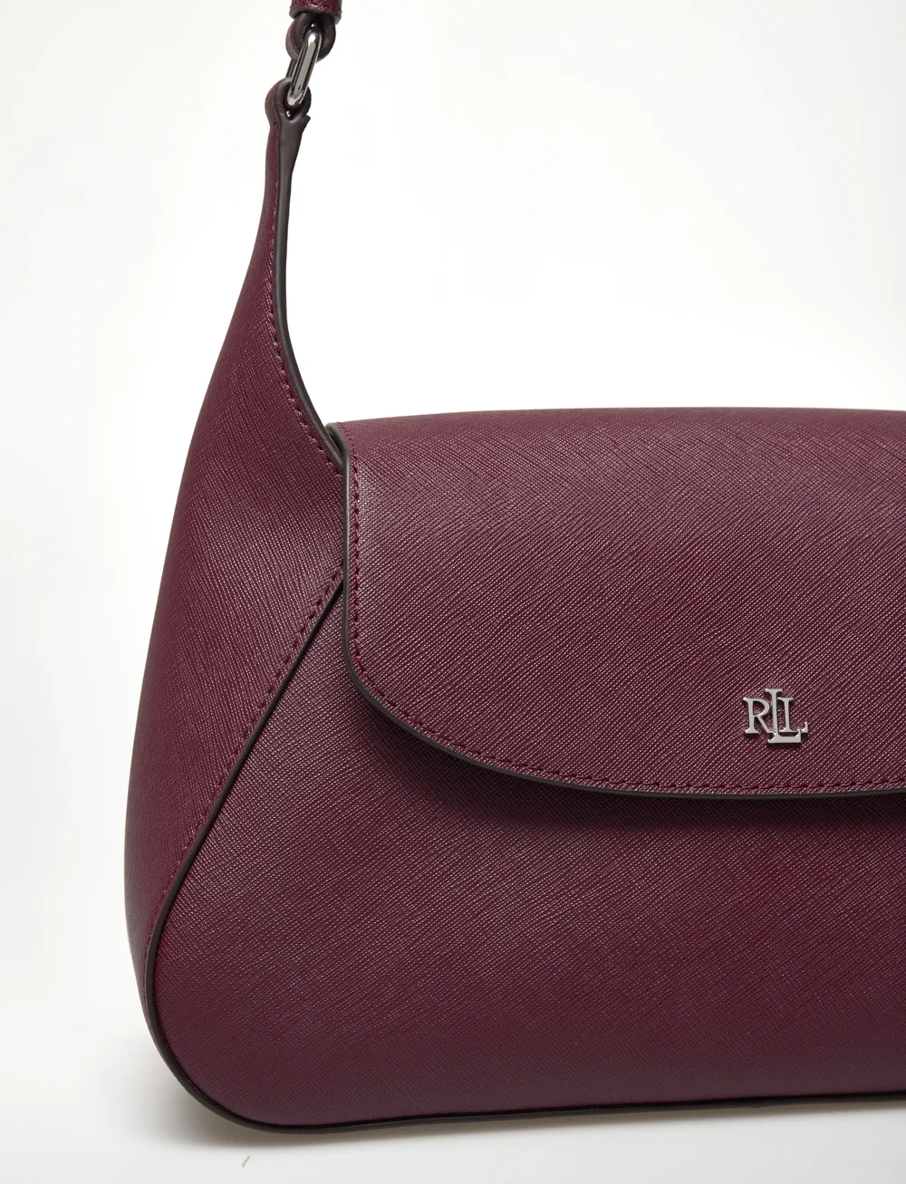 Lauren Ralph Lauren - Crosshatch Medium Schylar Shoulder Bag - top handle tasker - dark garnet - 3